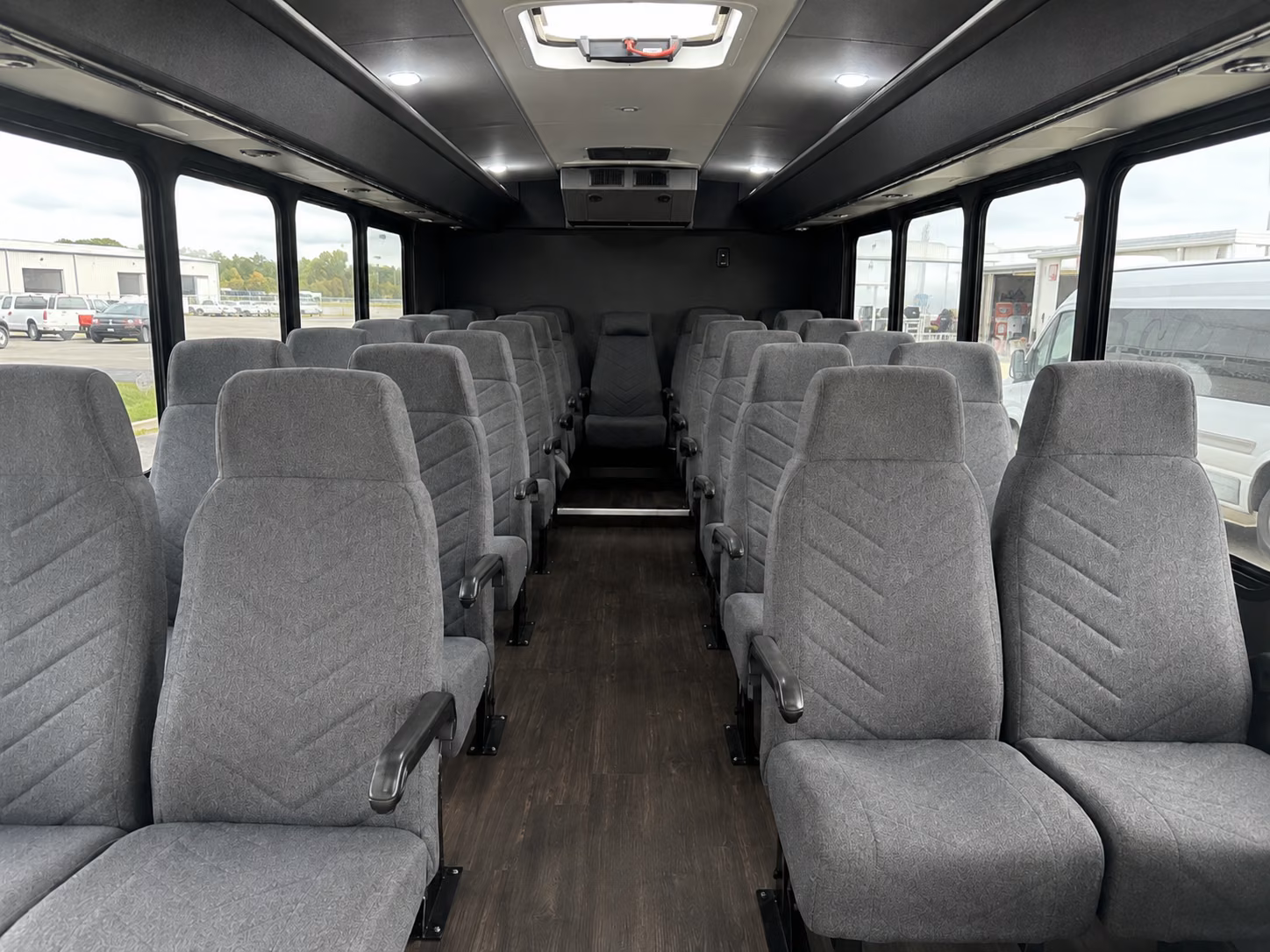 rock hill 18 passenger minibus inside