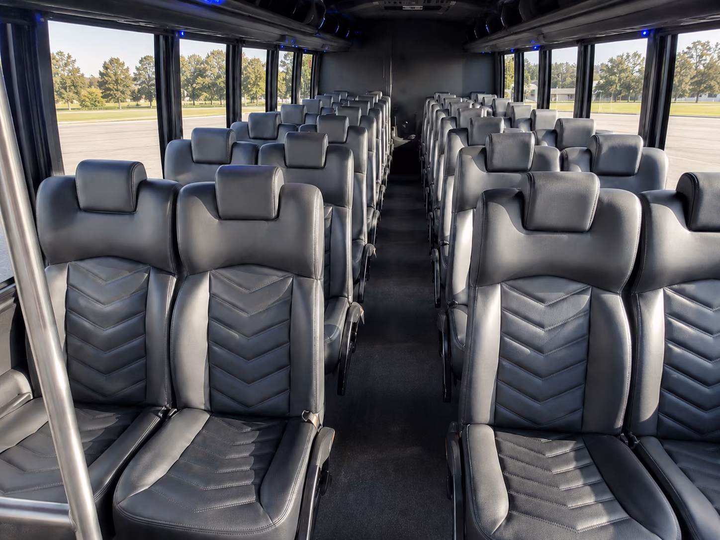 rock hill 20 passenger minibus interior
