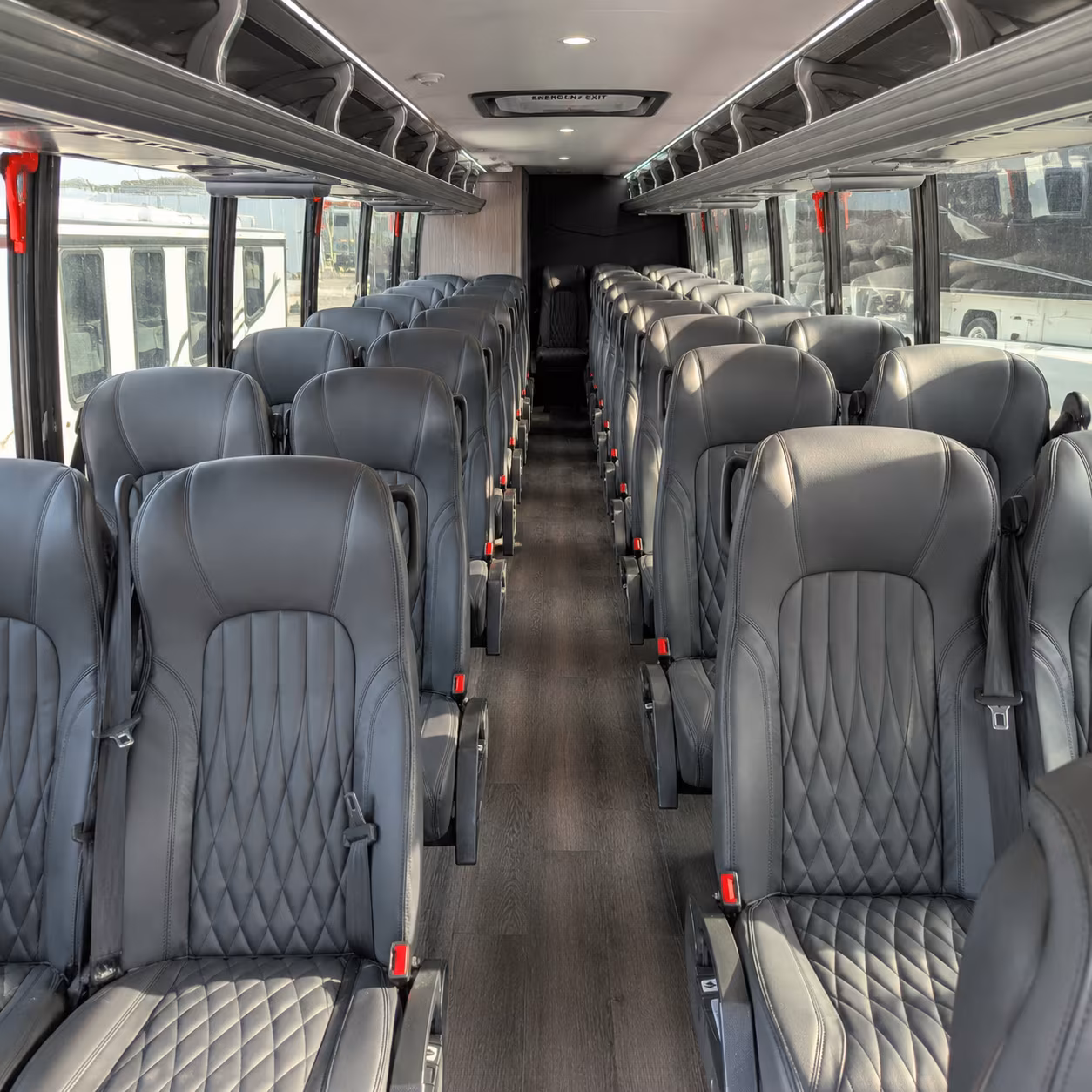 rock hill 25 passenger minibus interior