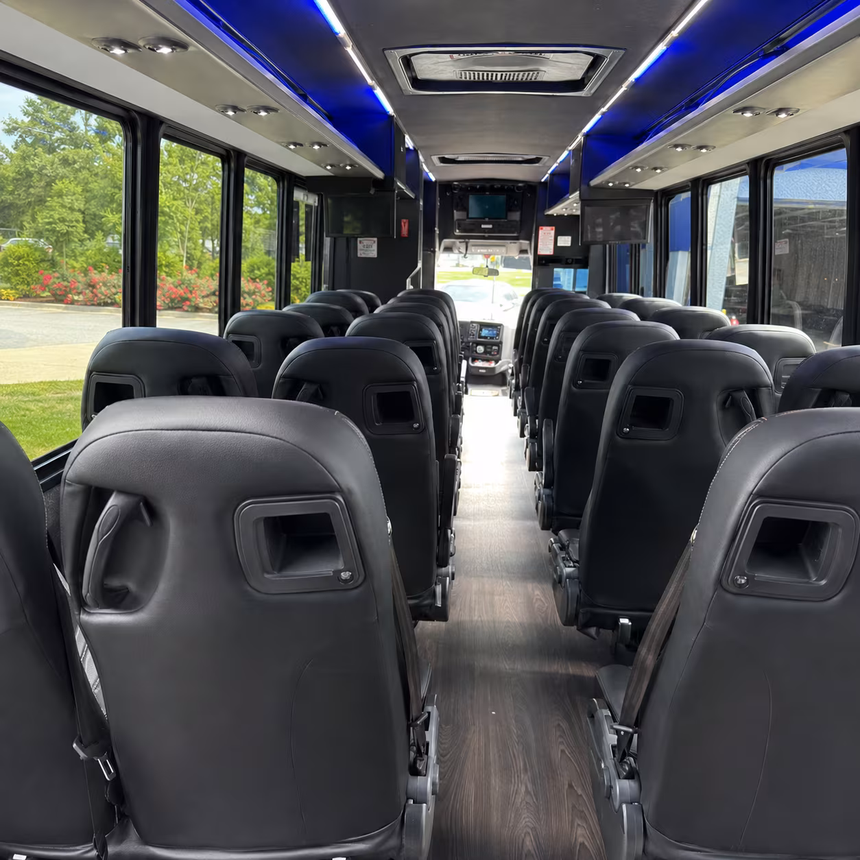 rock hill 28 passenger minibus inside
