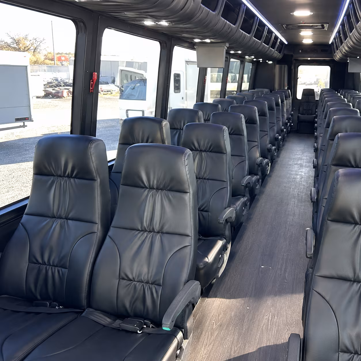 rock hill 35 passenger minibus inside