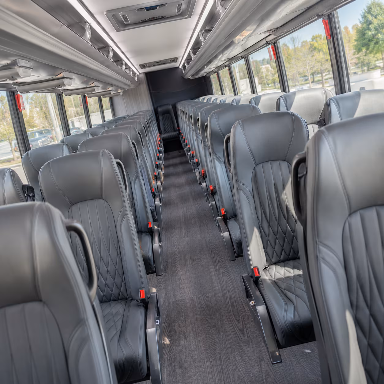 rock hill 35 passenger minibus interior