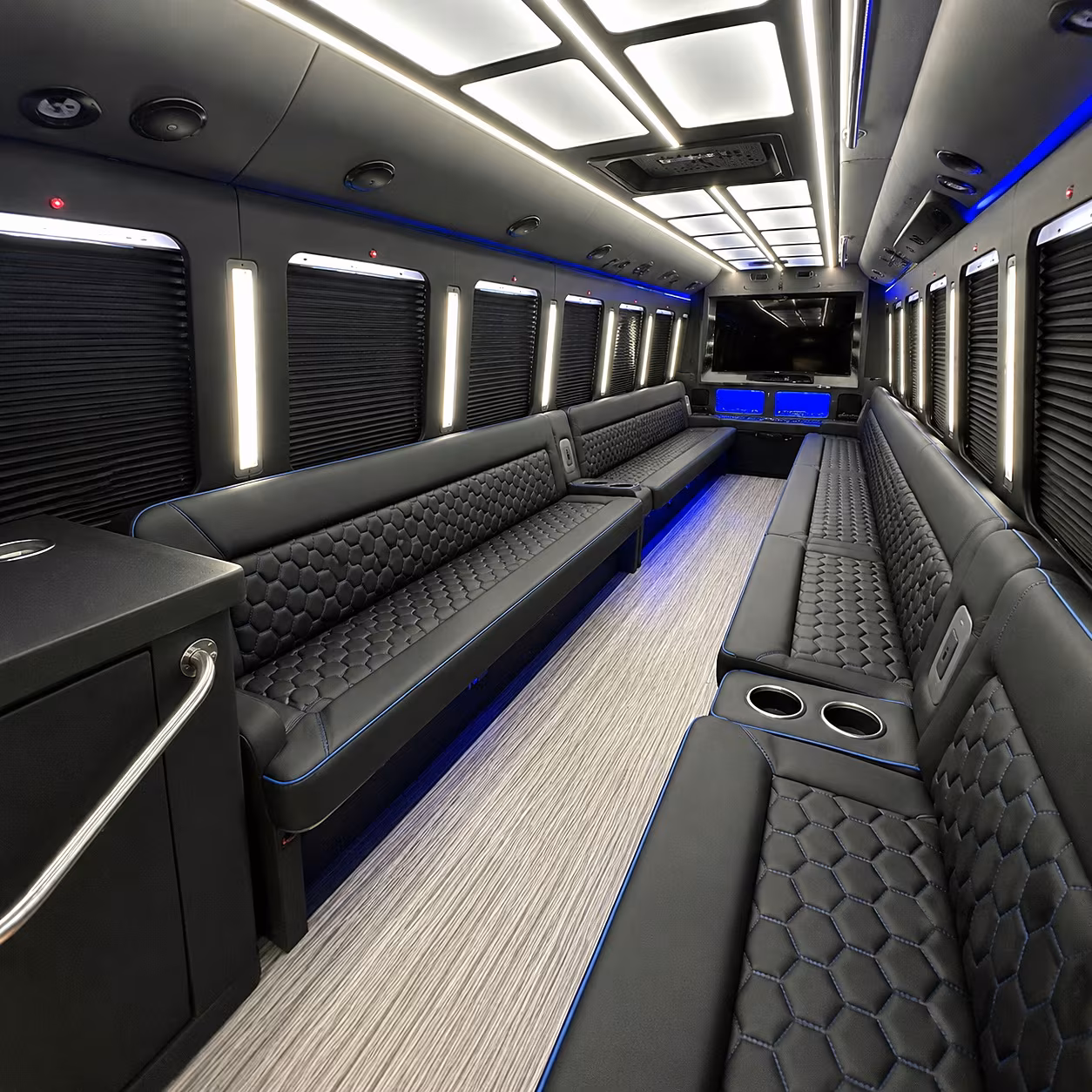 rock hill party bus inside