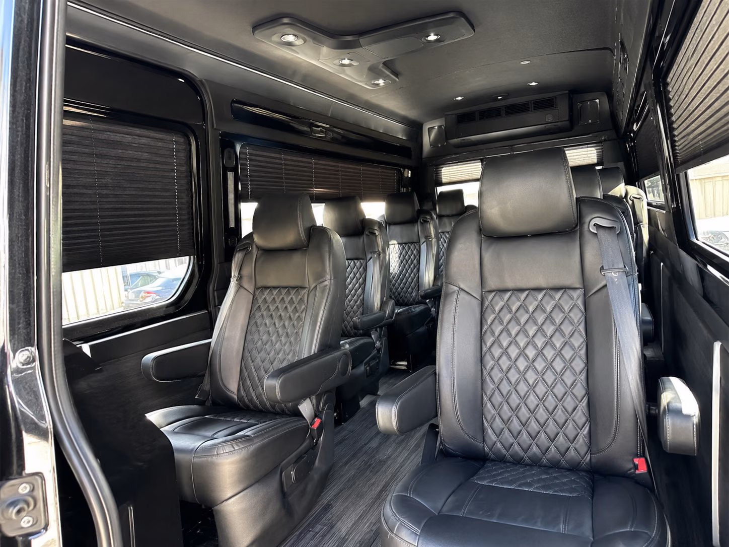 rock hill sprinter van with driver inside